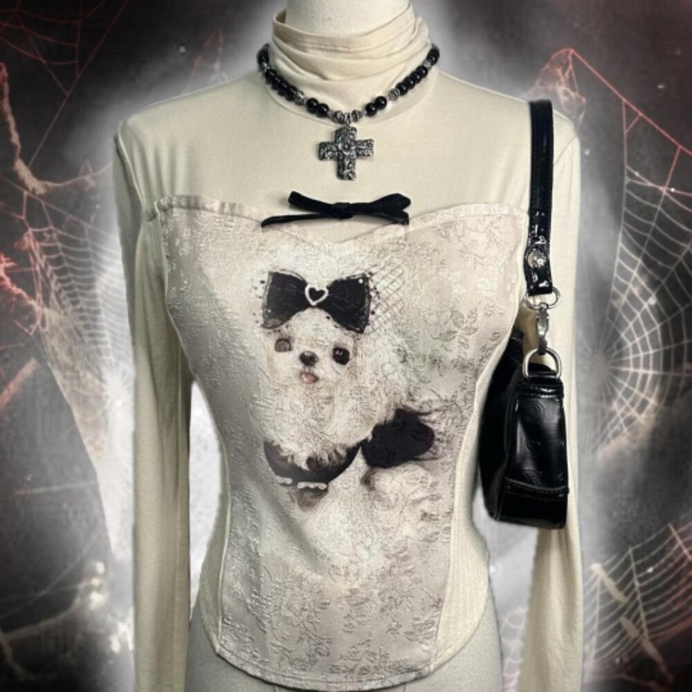 IN SEARCH OF! Aviva On Earth Dog Corset Style Sweater